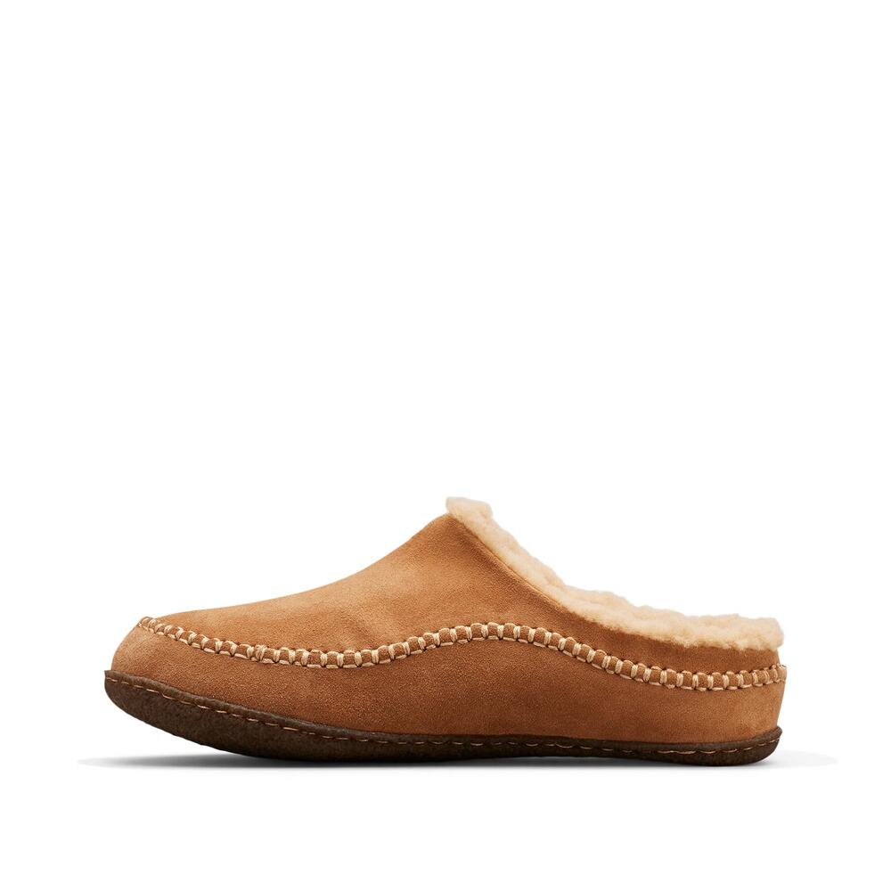 NWT SOREL Men's Falcon Ridge ll Slipper - Camel Brown, Curry - 11 - Picture 2 of 6